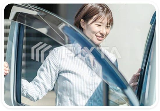 駐車場を利用する患者さま